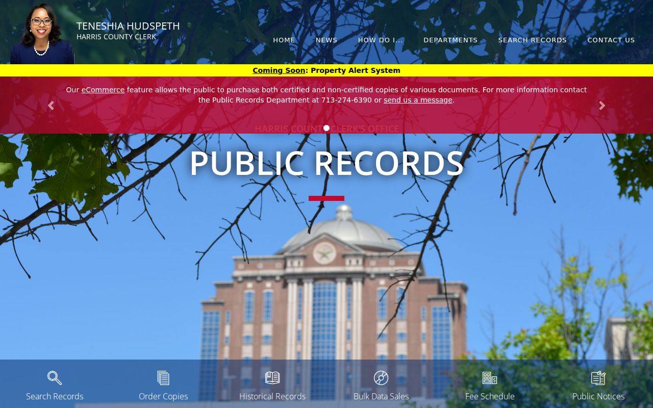 Katy residents directory Harris County real property records search